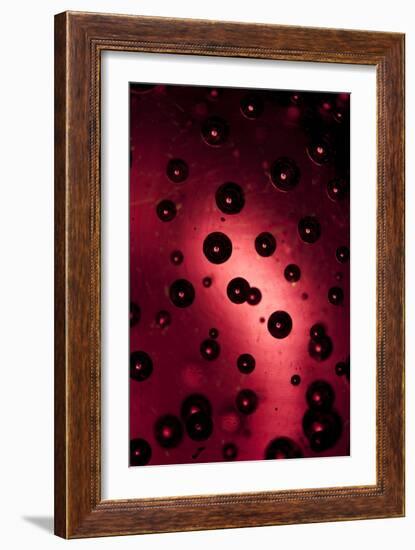 Drops-K.B. White-Framed Photographic Print