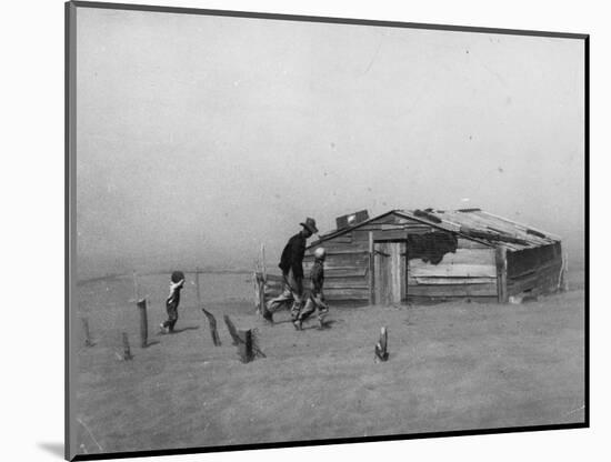 Drought: Dust Storm, 1936-Arthur Rothstein-Mounted Photographic Print