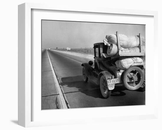 Drought Refugee, 1936-Dorothea Lange-Framed Giclee Print