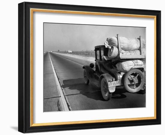 Drought Refugee, 1936-Dorothea Lange-Framed Giclee Print