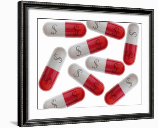 Drug Capsules-Victor De Schwanberg-Framed Photographic Print