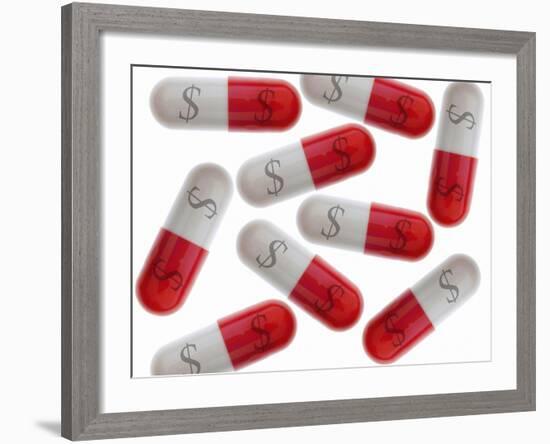 Drug Capsules-Victor De Schwanberg-Framed Photographic Print