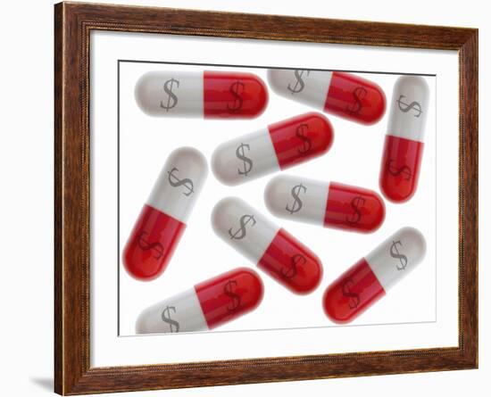 Drug Capsules-Victor De Schwanberg-Framed Photographic Print