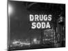 Drug Store Sign-null-Mounted Photographic Print