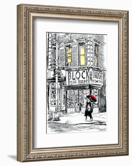 Drug Store-Loui Jover-Framed Art Print