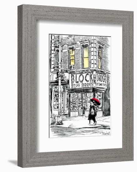 Drug Store-Loui Jover-Framed Art Print