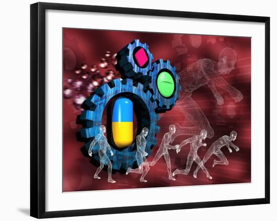 Drugs In Sport-Victor Habbick-Framed Photographic Print