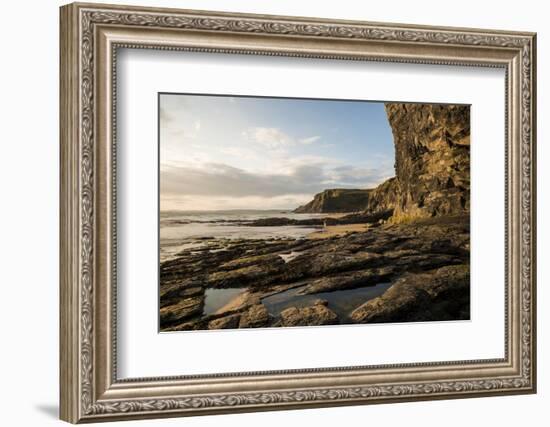 Druidston Haven Beach at Dusk, Pembrokeshire Coast National Park, Wales, United Kingdom, Europe-Ben Pipe-Framed Photographic Print