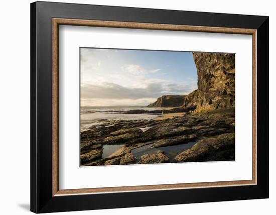 Druidston Haven Beach at Dusk, Pembrokeshire Coast National Park, Wales, United Kingdom, Europe-Ben Pipe-Framed Photographic Print