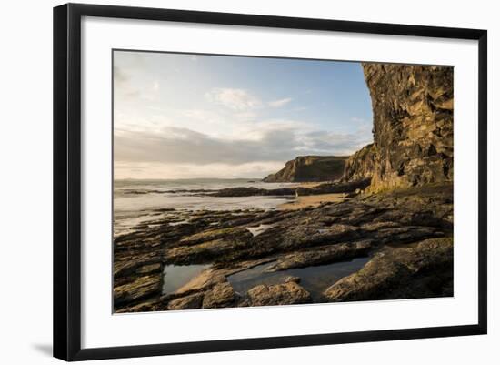 Druidston Haven Beach at Dusk, Pembrokeshire Coast National Park, Wales, United Kingdom, Europe-Ben Pipe-Framed Photographic Print