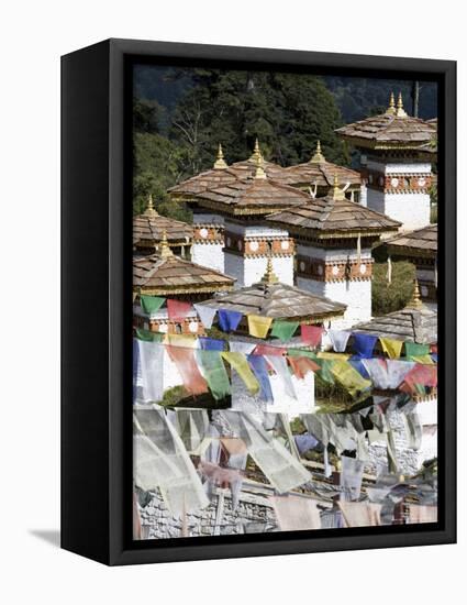 Druk Wangyal Chorten, Bhutan, Asia-Angelo Cavalli-Framed Premier Image Canvas