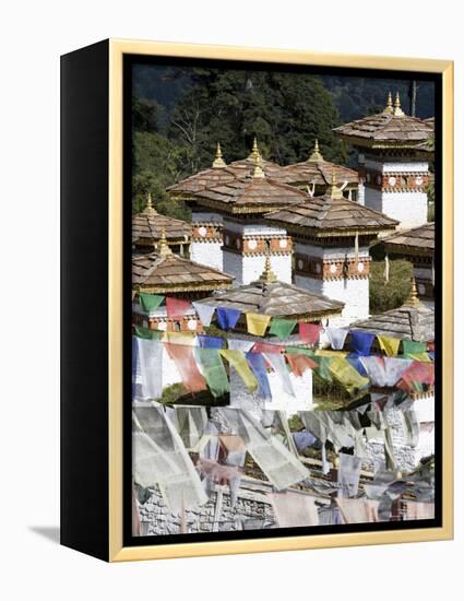 Druk Wangyal Chorten, Bhutan, Asia-Angelo Cavalli-Framed Premier Image Canvas