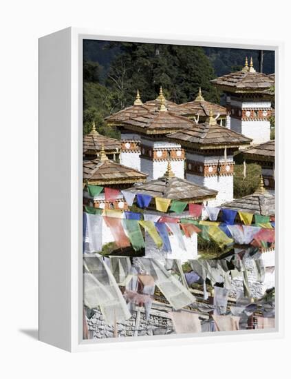 Druk Wangyal Chorten, Bhutan, Asia-Angelo Cavalli-Framed Premier Image Canvas