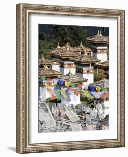 Druk Wangyal Chorten, Bhutan, Asia-Angelo Cavalli-Framed Photographic Print