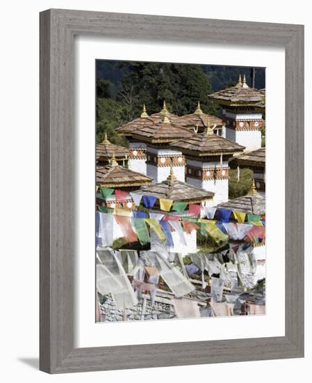 Druk Wangyal Chorten, Bhutan, Asia-Angelo Cavalli-Framed Photographic Print