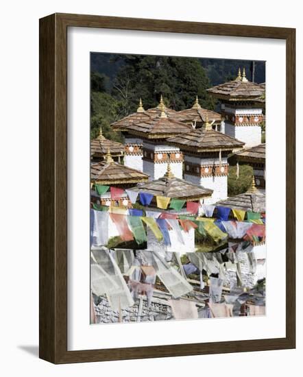 Druk Wangyal Chorten, Bhutan, Asia-Angelo Cavalli-Framed Photographic Print