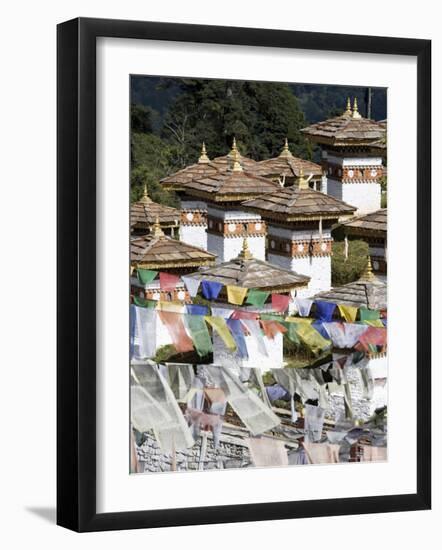 Druk Wangyal Chorten, Bhutan, Asia-Angelo Cavalli-Framed Photographic Print