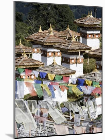 Druk Wangyal Chorten, Bhutan, Asia-Angelo Cavalli-Mounted Photographic Print