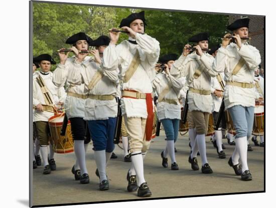 Drum And Fife Parade, Williamsburg, Virginia, USA-Merrill Images-Mounted Photographic Print