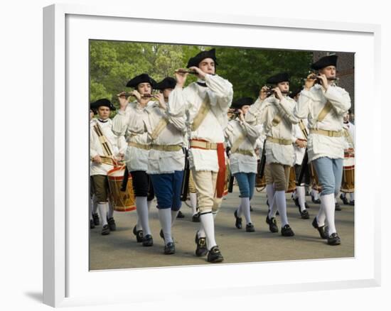 Drum And Fife Parade, Williamsburg, Virginia, USA-Merrill Images-Framed Photographic Print