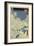 Drum Bridge Near Meguro, 1856-58-Ando Hiroshige-Framed Premium Giclee Print