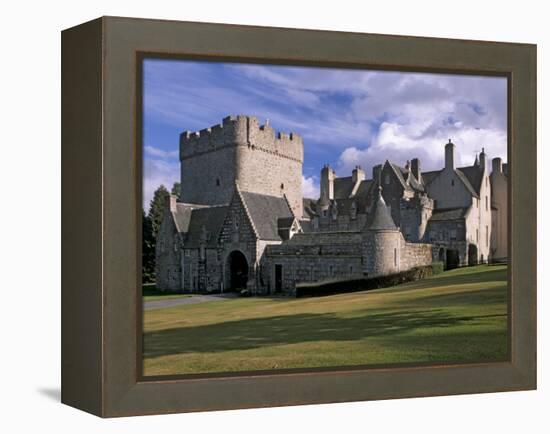 Drum Castle, with a 13th Century Keep, Near Peterculter, Aberdeenshire, Scotland, UK-Patrick Dieudonne-Framed Premier Image Canvas