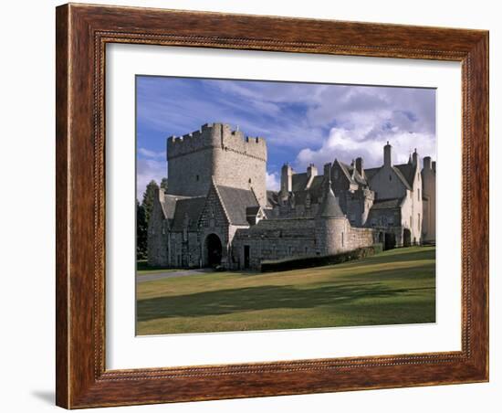 Drum Castle, with a 13th Century Keep, Near Peterculter, Aberdeenshire, Scotland, UK-Patrick Dieudonne-Framed Photographic Print