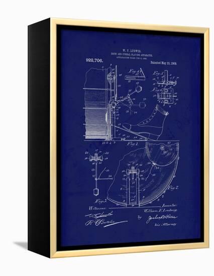 Drum Cymbal Playing Apparatus-Tina Lavoie-Framed Premier Image Canvas