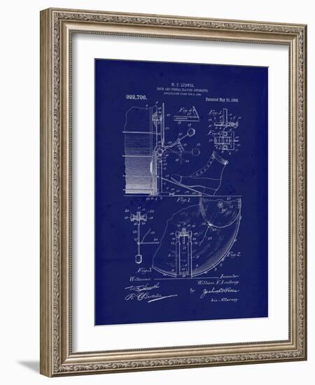 Drum Cymbal Playing Apparatus-Tina Lavoie-Framed Giclee Print