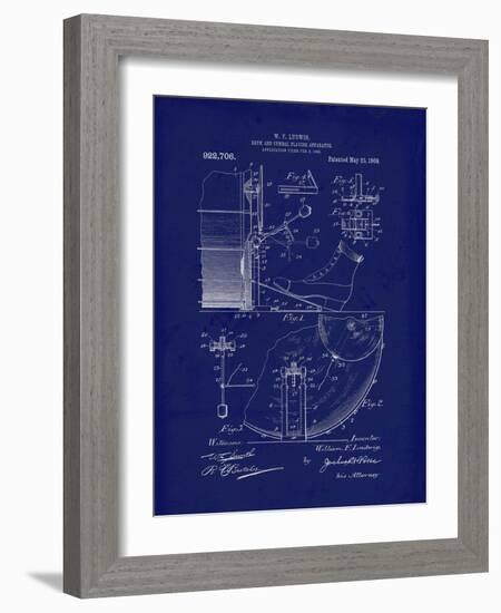 Drum Cymbal Playing Apparatus-Tina Lavoie-Framed Giclee Print