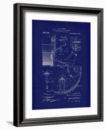 Drum Cymbal Playing Apparatus-Tina Lavoie-Framed Giclee Print