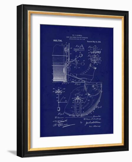 Drum Cymbal Playing Apparatus-Tina Lavoie-Framed Giclee Print