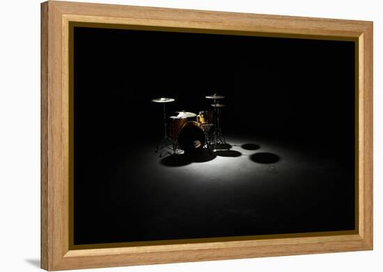 Drum Kit, Elevated View-Thomas Northcut-Framed Premier Image Canvas