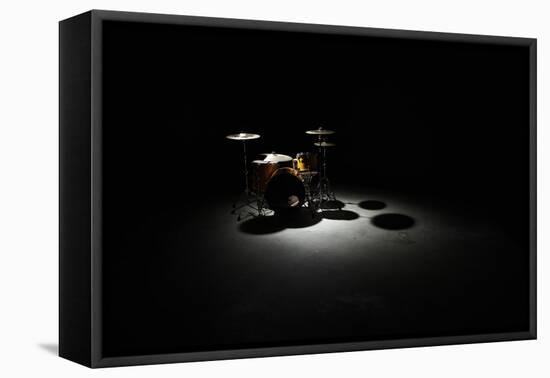 Drum Kit, Elevated View-Thomas Northcut-Framed Premier Image Canvas