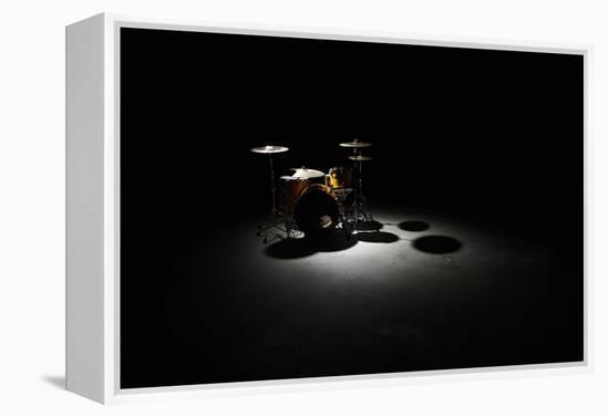 Drum Kit, Elevated View-Thomas Northcut-Framed Premier Image Canvas