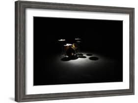 Drum Kit, Elevated View-Thomas Northcut-Framed Photographic Print