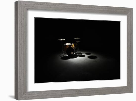 Drum Kit, Elevated View-Thomas Northcut-Framed Photographic Print