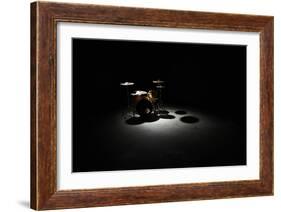 Drum Kit, Elevated View-Thomas Northcut-Framed Photographic Print