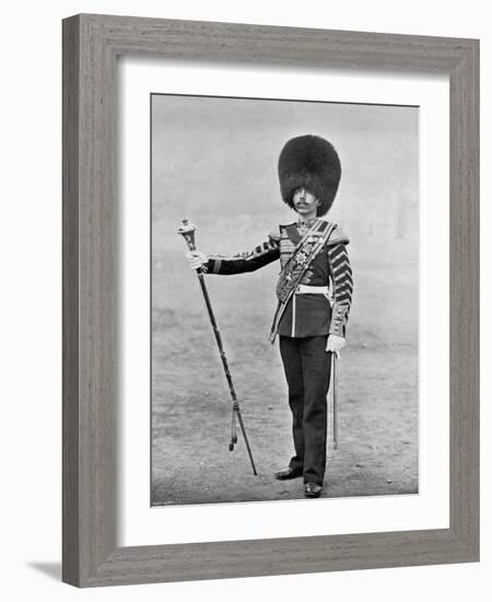 Drum-Major Patrick, 2nd Coldstream Guards, 1895-Gregory & Co-Framed Giclee Print