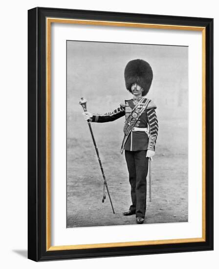 Drum-Major Patrick, 2nd Coldstream Guards, 1895-Gregory & Co-Framed Giclee Print