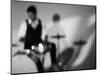 Drummer 1 BW-John Gusky-Mounted Photographic Print