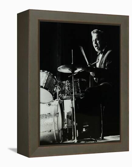 Drummer and Vocalist Mel Torme on Stage at the Bristol Hippodrome, 1950S-Denis Williams-Framed Premier Image Canvas