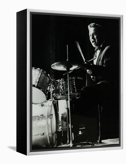 Drummer and Vocalist Mel Torme on Stage at the Bristol Hippodrome, 1950S-Denis Williams-Framed Premier Image Canvas