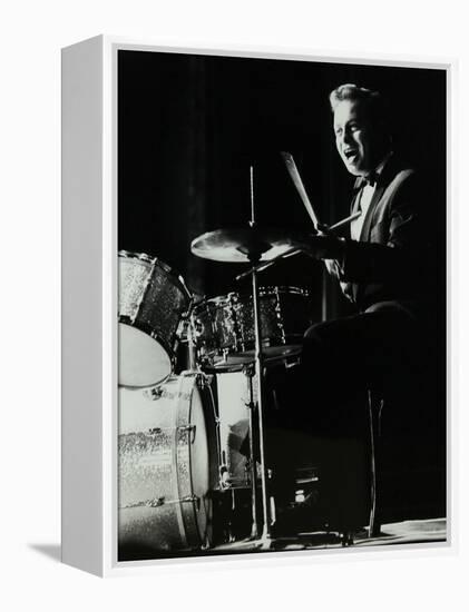 Drummer and Vocalist Mel Torme on Stage at the Bristol Hippodrome, 1950S-Denis Williams-Framed Premier Image Canvas