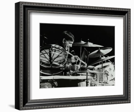 Drummer Louie Bellson Playing at the Forum Theatre, Hatfield, Hertfordshire, 1979-Denis Williams-Framed Photographic Print