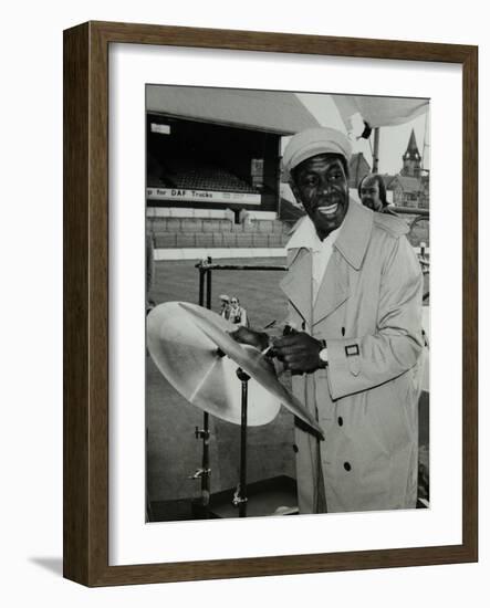 Drummer Mickey Roker at the Newport Jazz Festival, Ayresome Park, Middlesbrough, 1978-Denis Williams-Framed Photographic Print