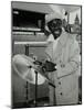 Drummer Mickey Roker at the Newport Jazz Festival, Ayresome Park, Middlesbrough, 1978-Denis Williams-Mounted Photographic Print