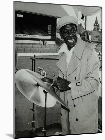Drummer Mickey Roker at the Newport Jazz Festival, Ayresome Park, Middlesbrough, 1978-Denis Williams-Mounted Photographic Print