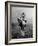 Drummer of Royal Horse Guards Playing Silver Drums Given Regiment by George III in 1805-Cornell Capa-Framed Photographic Print