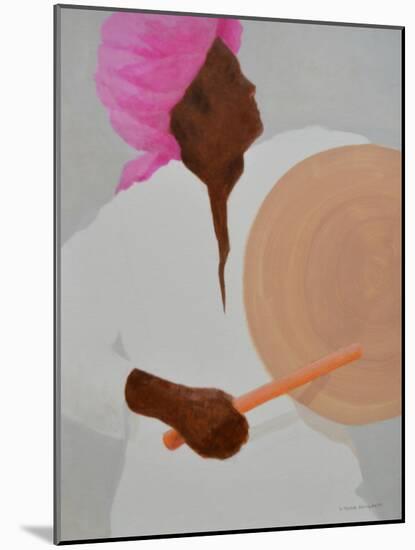 Drummer, Pink Turban-Lincoln Seligman-Mounted Giclee Print